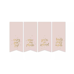 sticker vaantje roze