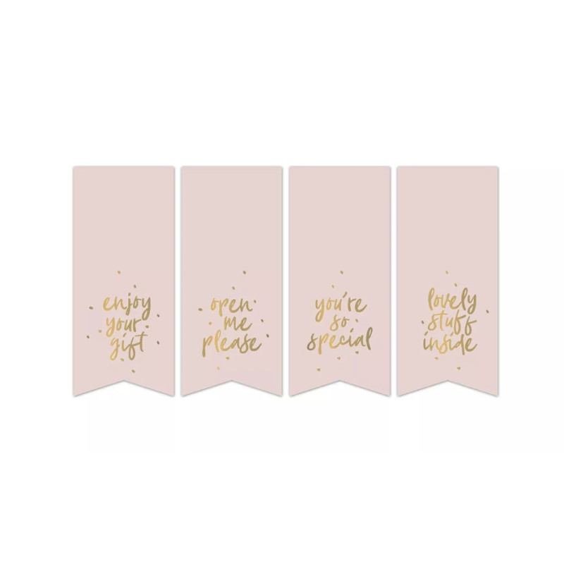 sticker vaantje roze