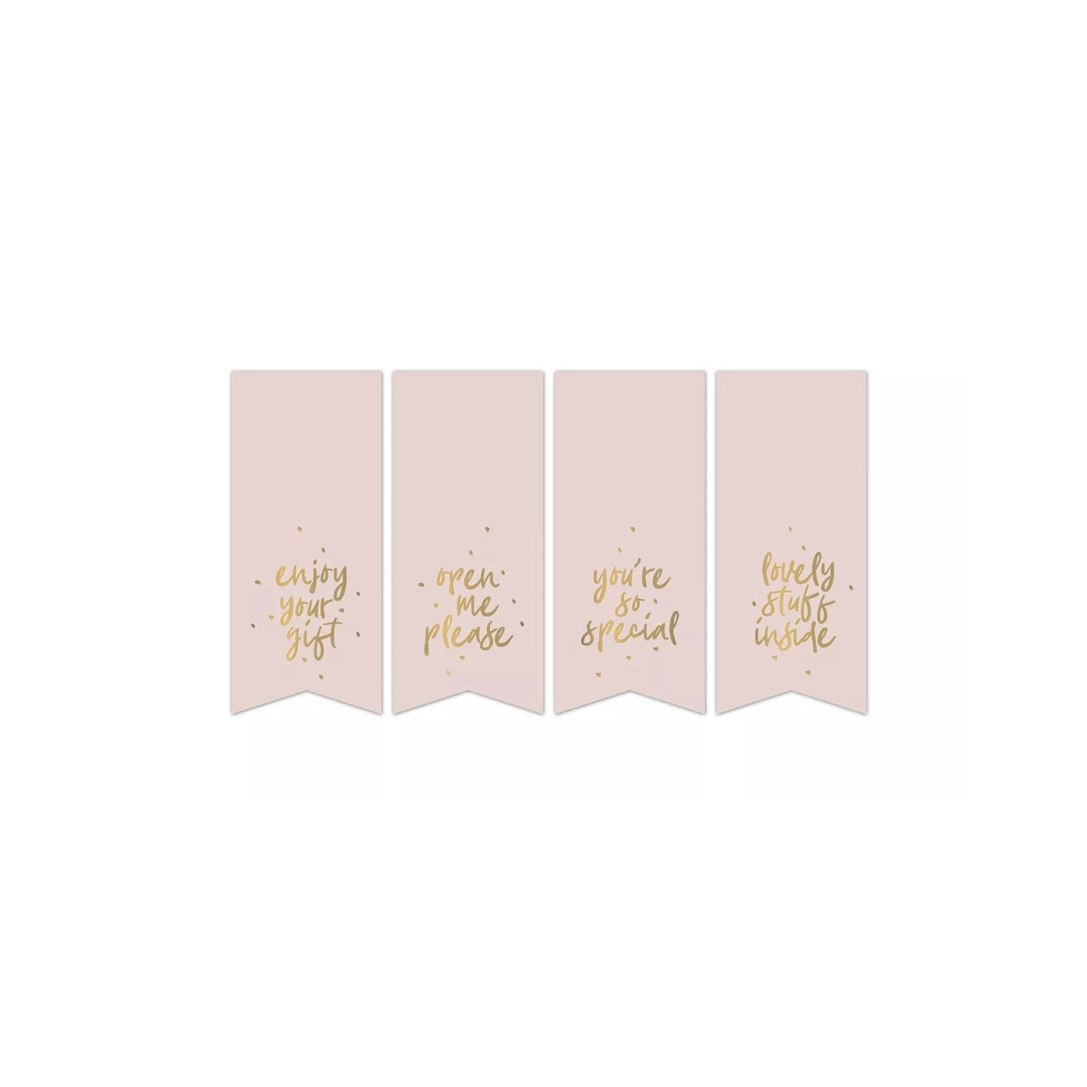 sticker vaantje roze