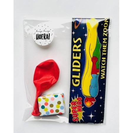 superhelden glider traktatie