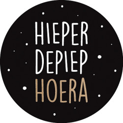 sticker hieperdepiep hoera