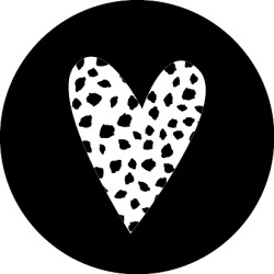 sticker hart confetti