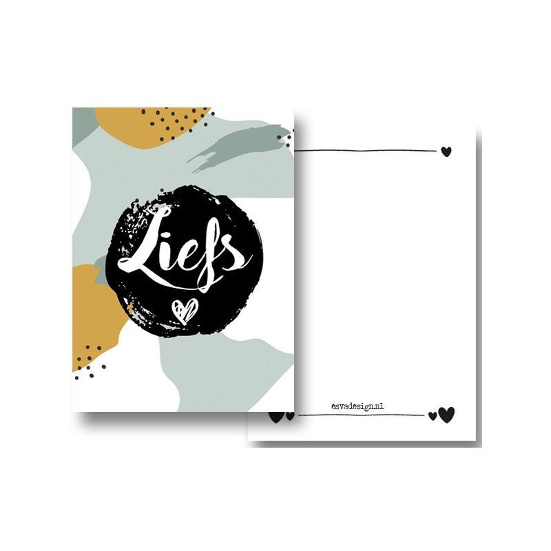 kaart liefs groen