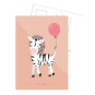 Kaart zebra party