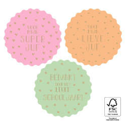 stickermix juf schooljaar pastel