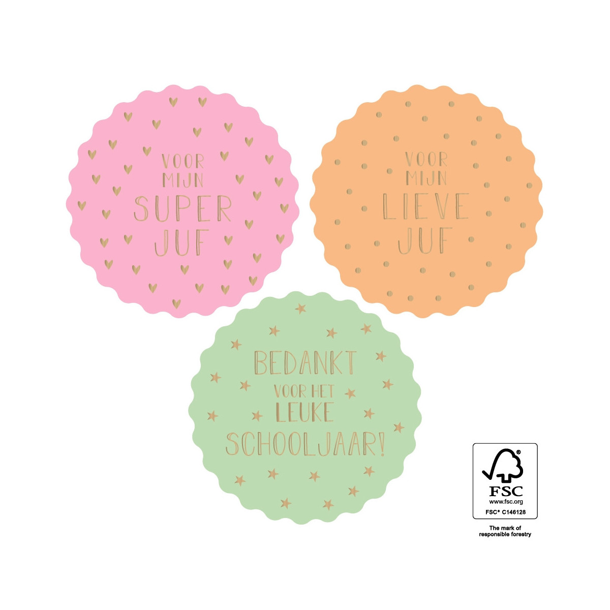 stickermix juf schooljaar pastel