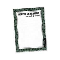 notities krabbels meester