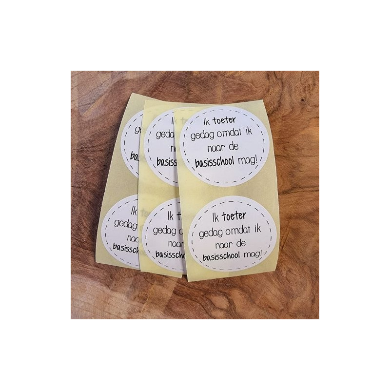 sticker toeter gedag