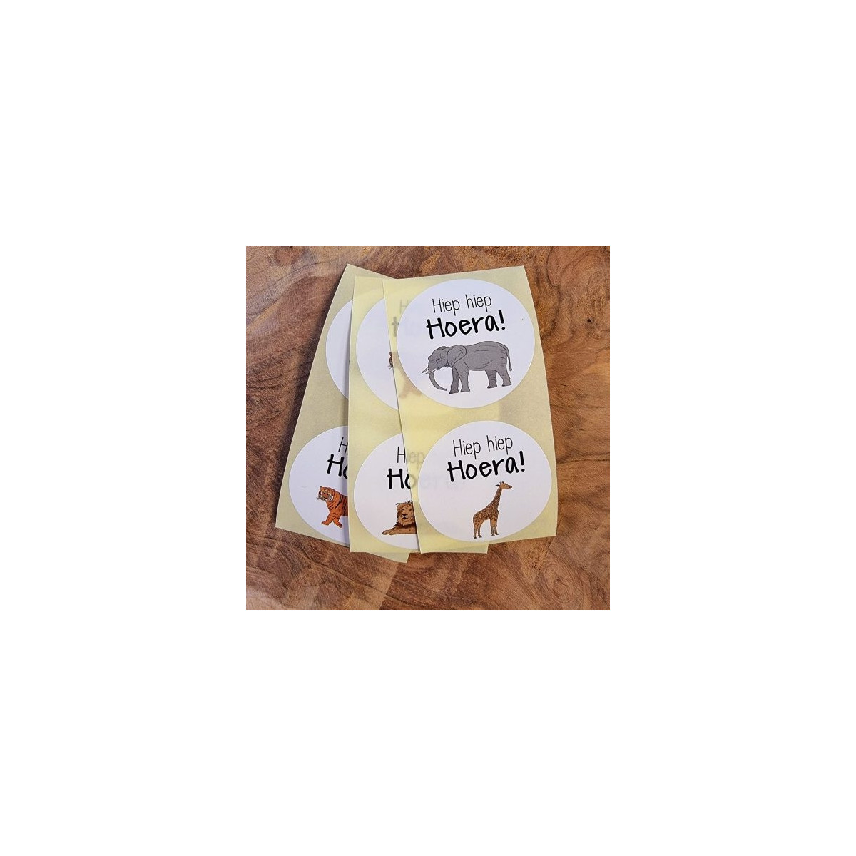 sticker hoera jungle