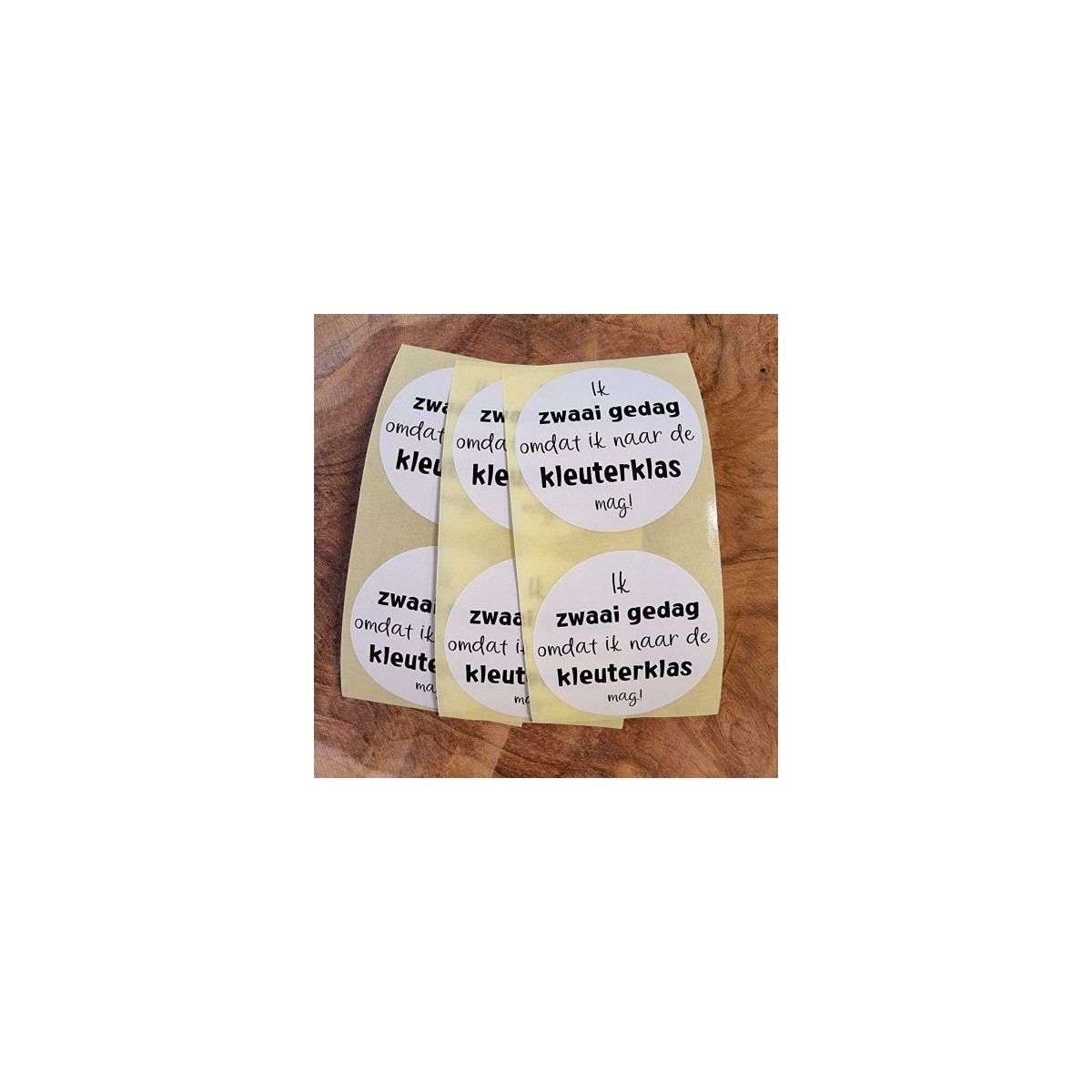 sticker zwaai kleuterklas