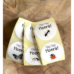 sticker hoera insect