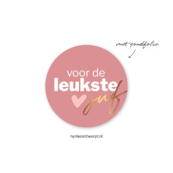 sticker leukste juf