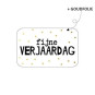 sticker rechthoek fijne verjaardag