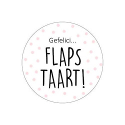 sticker Gefeliciflapstaart