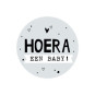 sticker Hoera een baby