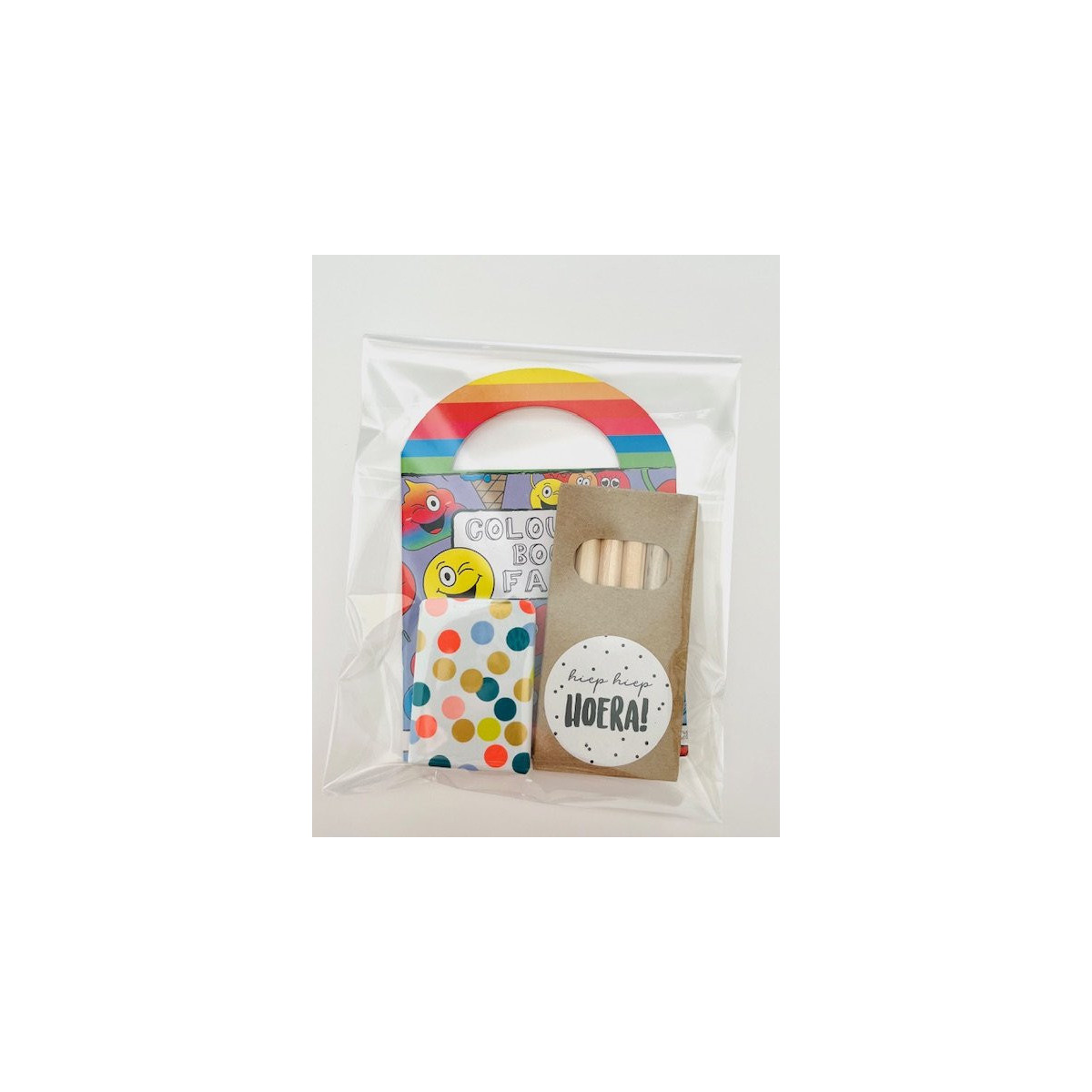 traktatie kleurboekje smiley