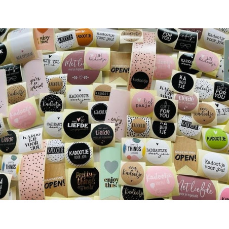 stickerpakket kadootje