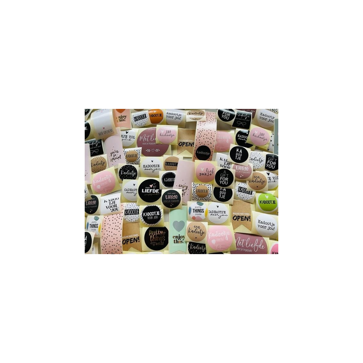 stickerpakket kadootje