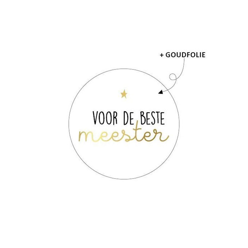 sticker beste meester