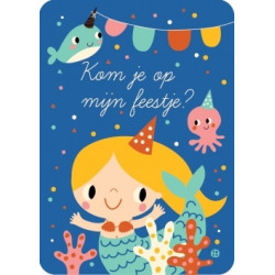 zeemeermin uitnodigingen