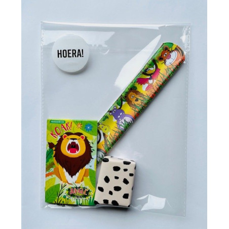 traktatie jungle klaparmband