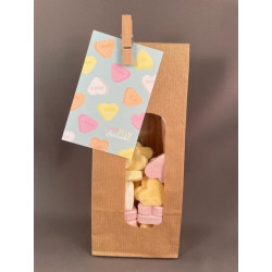 kraft zakje met venster