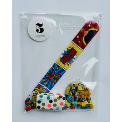 superheld traktatie klaparmband