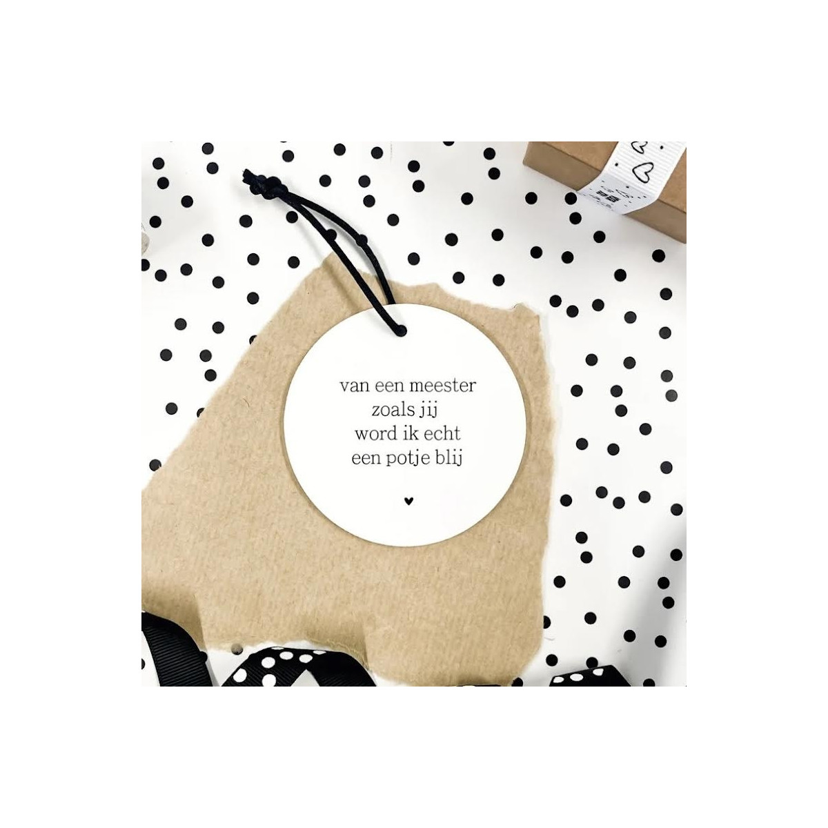 mini roundie meester potje blij