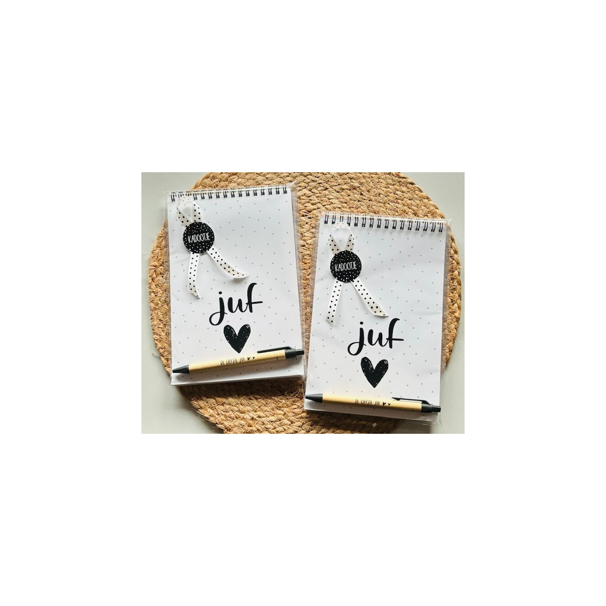 notitieblok juf ringband