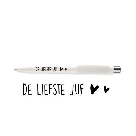 pen liefste juf wit