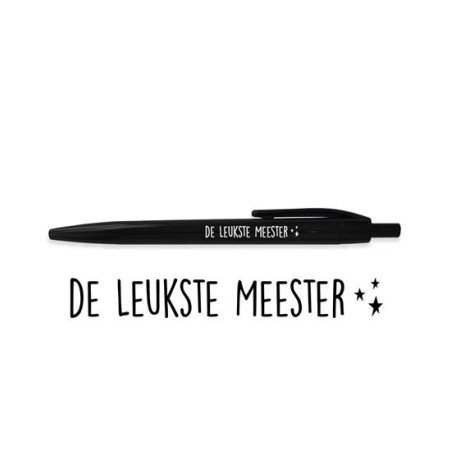 pen leukste meester zwart