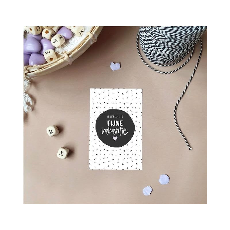 minikaartje fijne vakantie