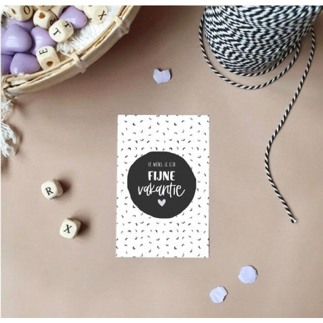 minikaartje fijne vakantie
