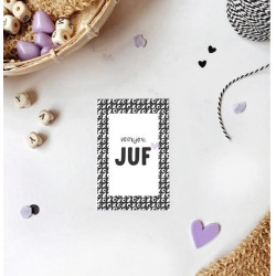 Minikaartje voor jou juf