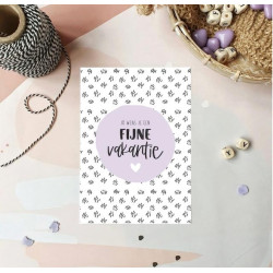 kaart ik wens je een fijne vakantie