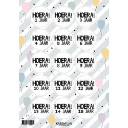 stickervel leeftijden