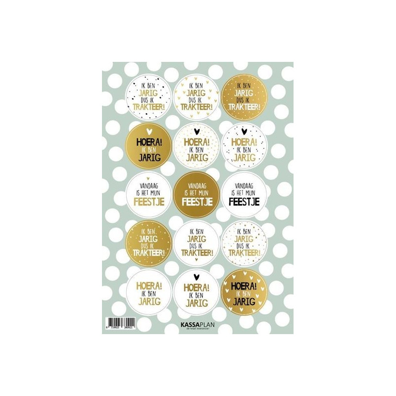 stickervel traktatie