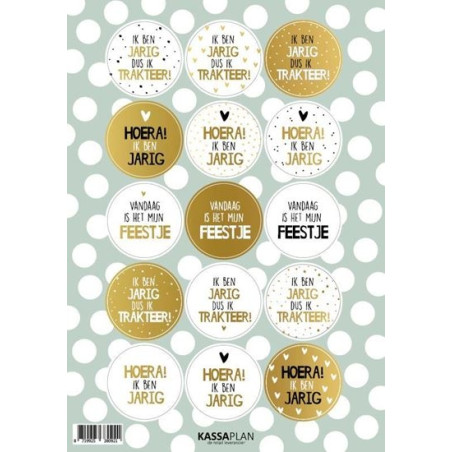 stickervel traktatie