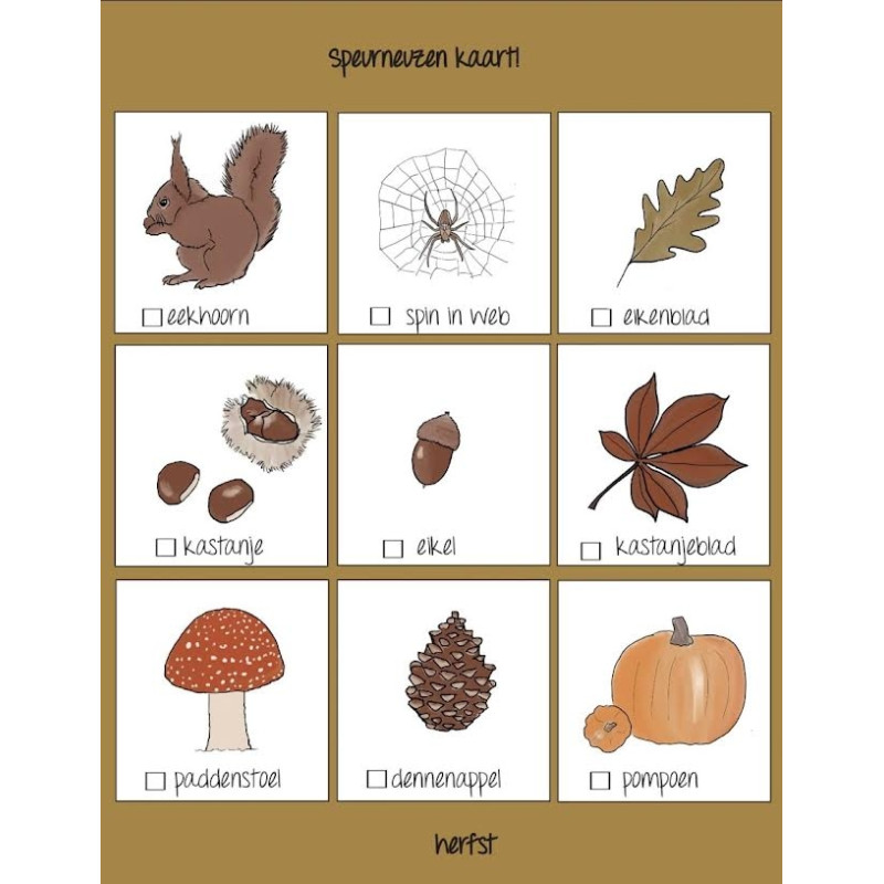 speurneuzen kaart herfst