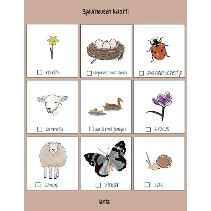 speurneuzen kaart lente