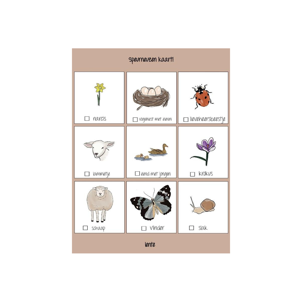 speurneuzen kaart lente