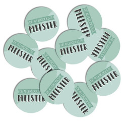 sticker allercoolste meester