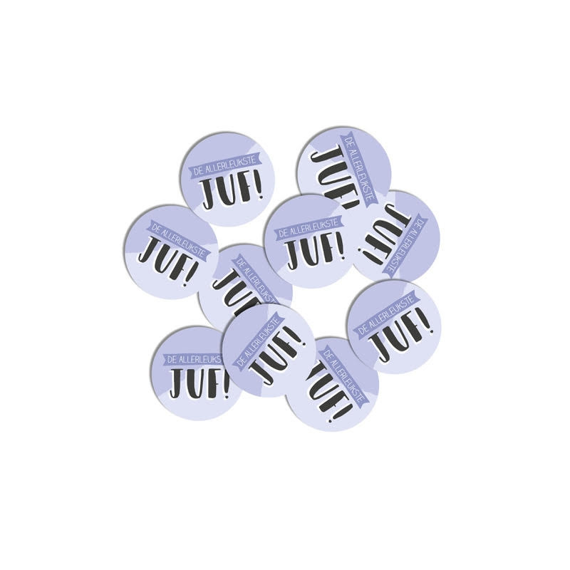 sticker allerleukste juf