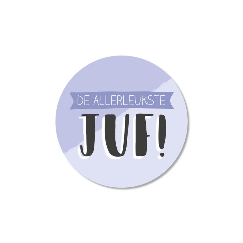 sticker allerleukste juf