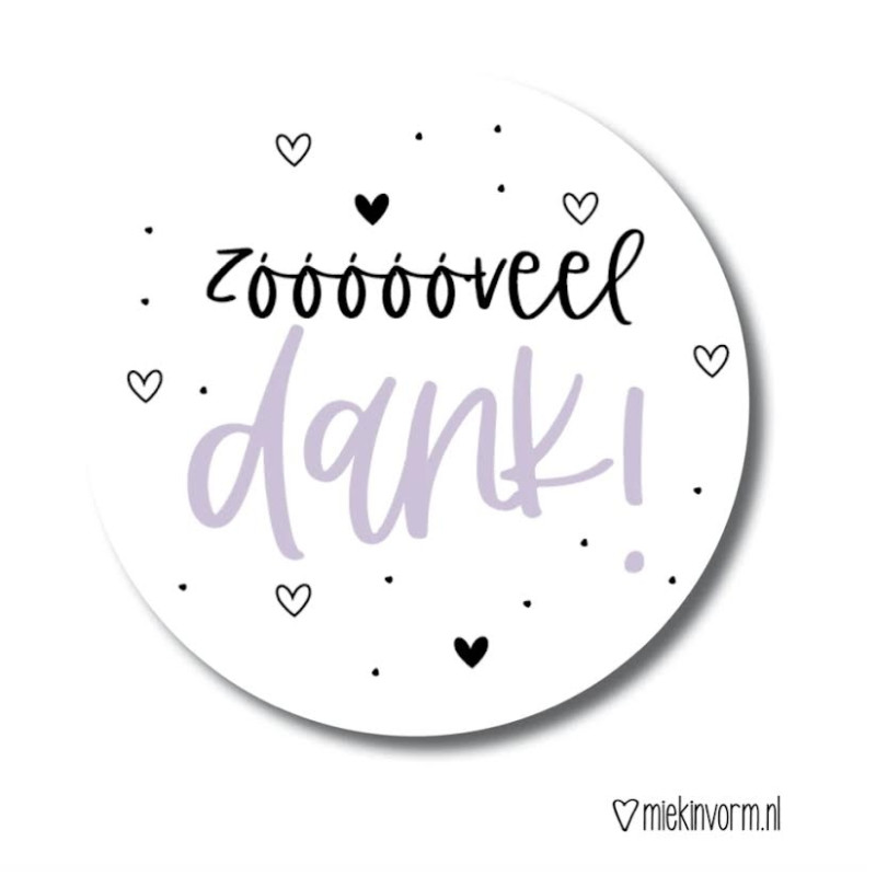 sticker zoooooveel dank !