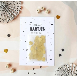 hartjes voor de juf confetti