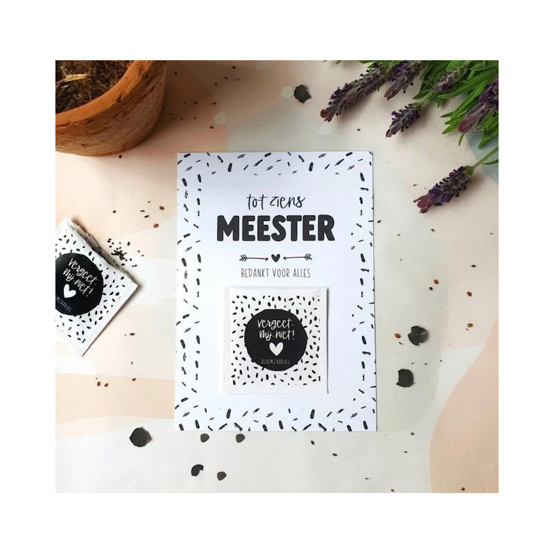 meester vergeet mij nietjes