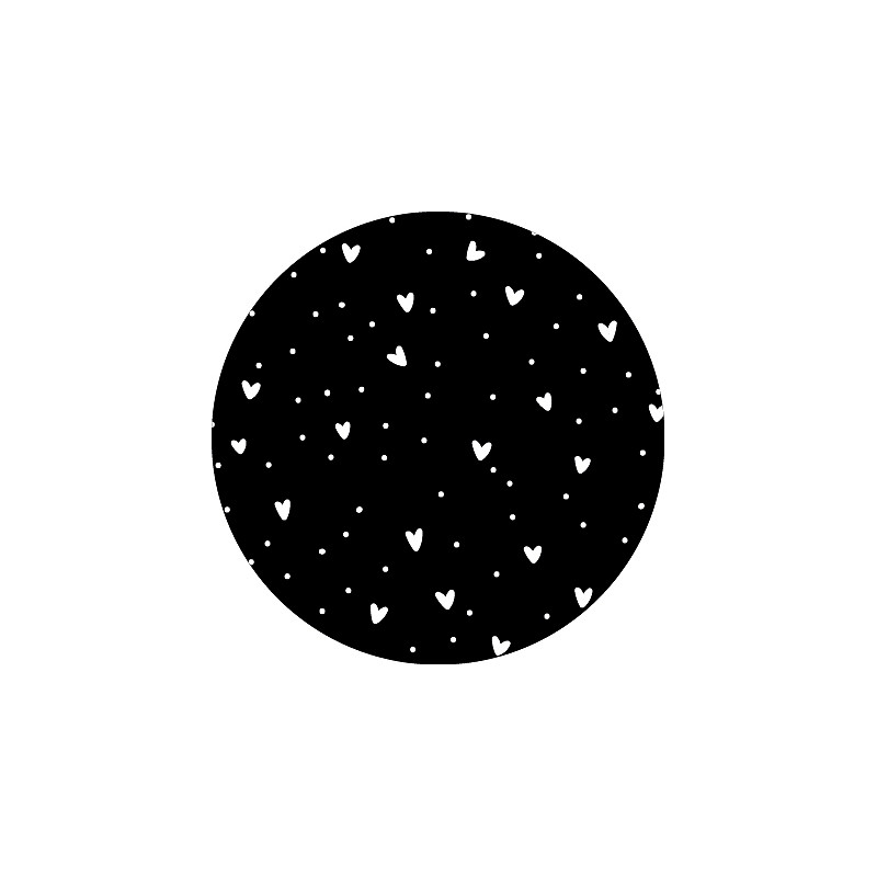 sticker hartjes dots
