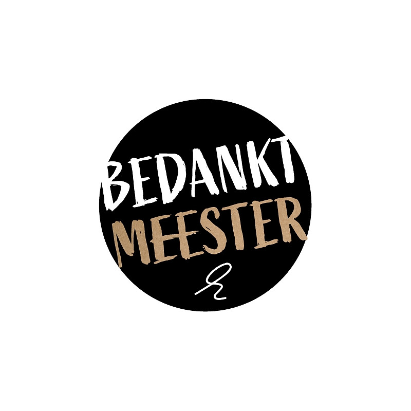 sticker meester krul