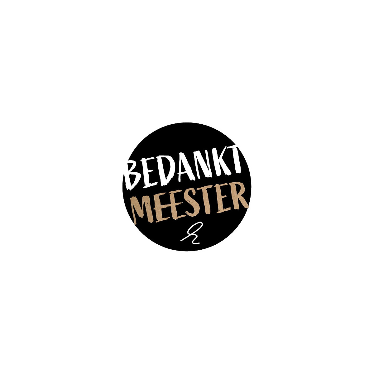 sticker meester krul